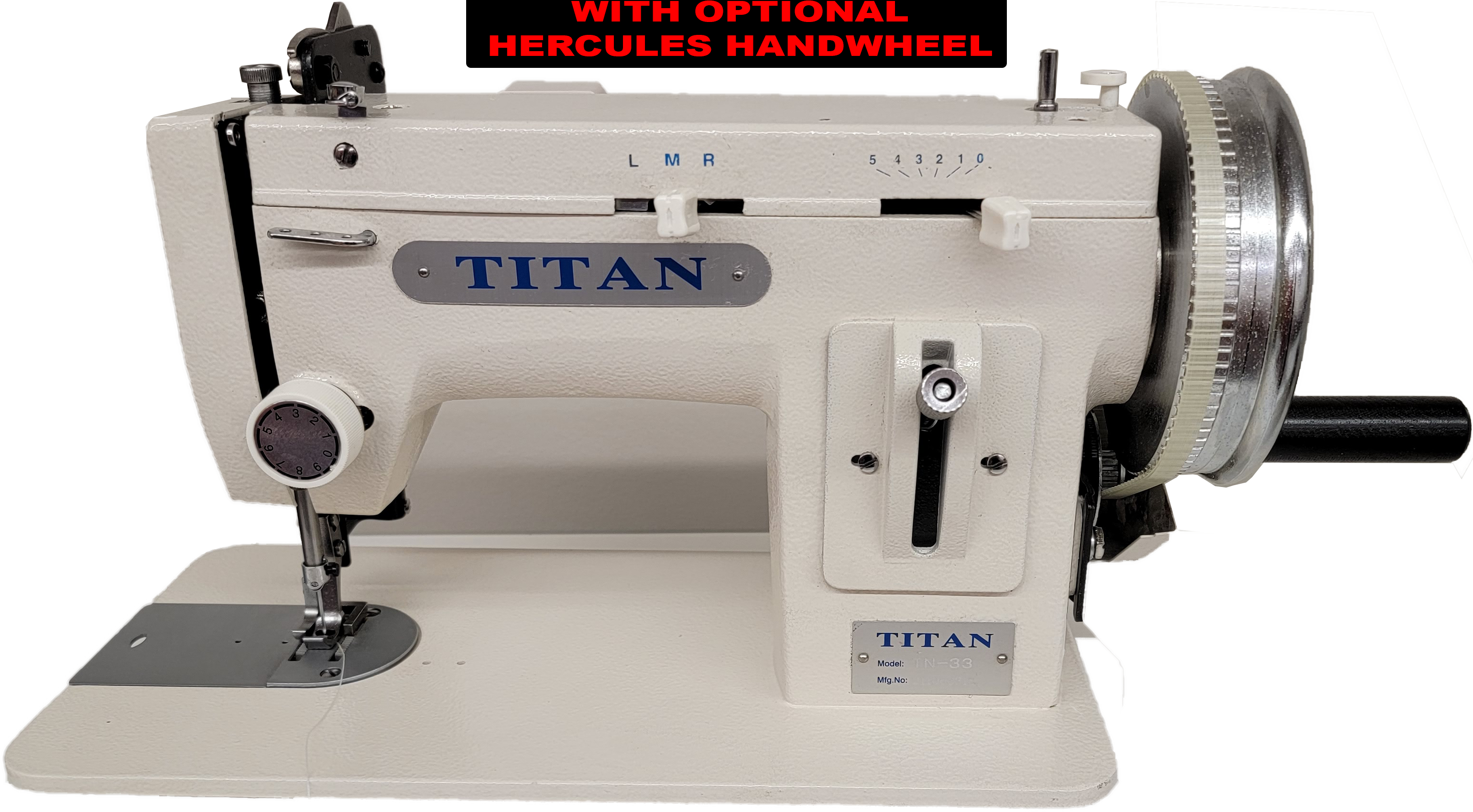 Titan TN-33 Hercules Portable ZigZag Mini Walking Foot Sewing Machine