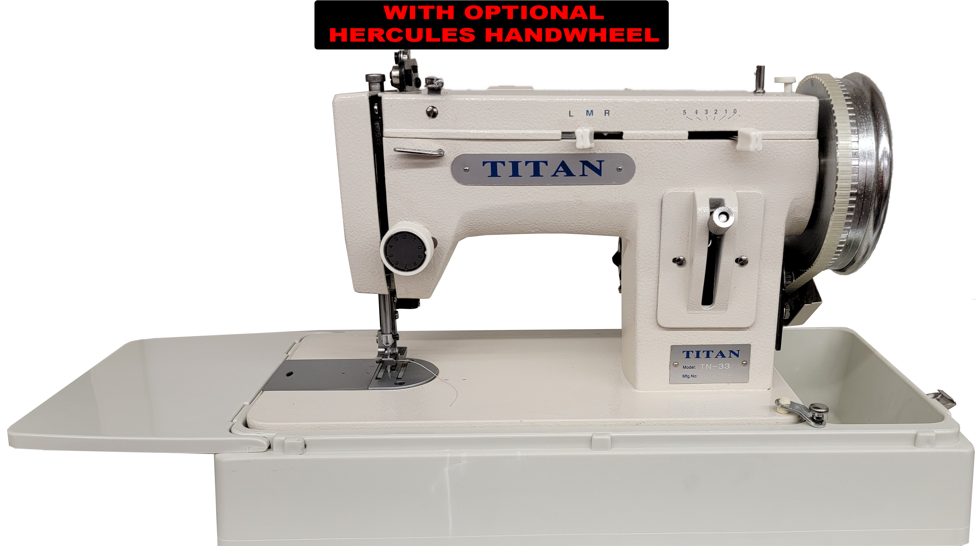 Titan TN-33 Hercules Portable ZigZag Mini Walking Foot Sewing Machine